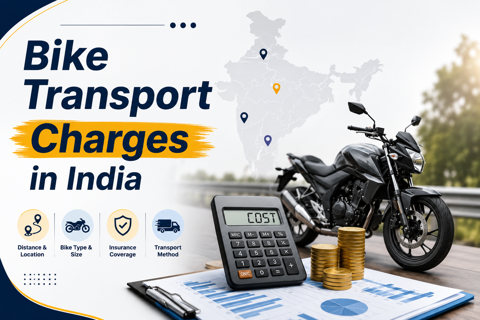 Bike Transport Charges in India